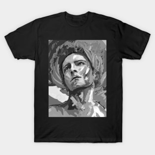 Black and white Apollo Greek Mythology Art T-Shirt